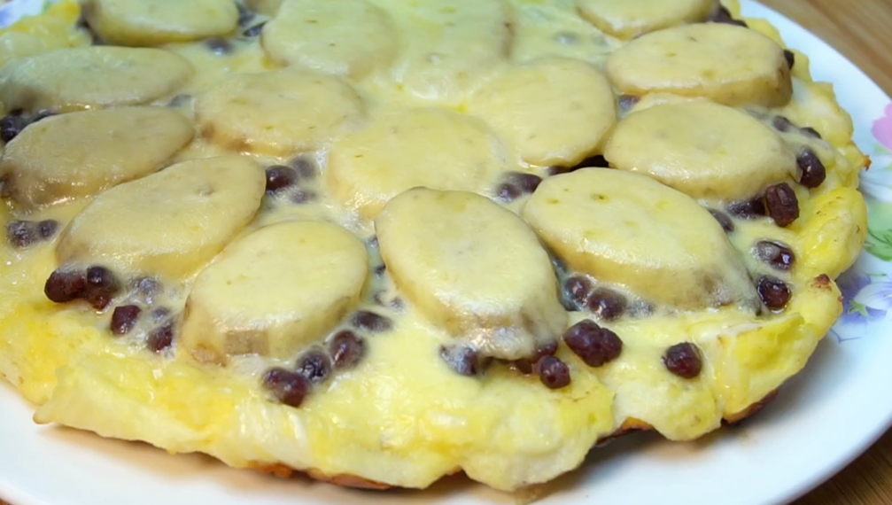 【香蕉蜜豆披薩】做法步驟圖 香甜又拉絲 比肉餡餅還香-起舞食譜網(wǎng)