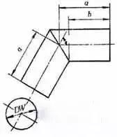 90弯头怎么画下料图，90度弯头图放样怎样画（管道弯头展开放样图作法）