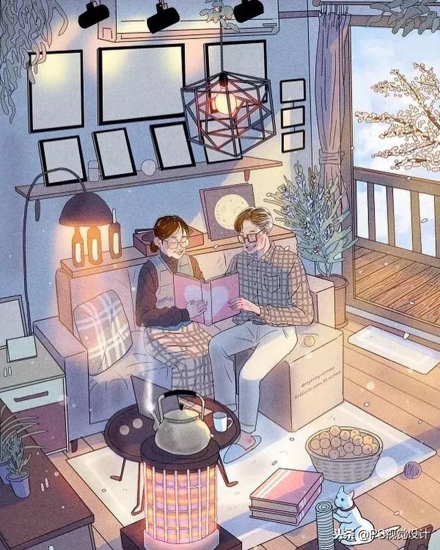 韩国插画师Myeong-Minho甜蜜日常插画，myeong minho插画师（成为少女们都想要的爱情图片）