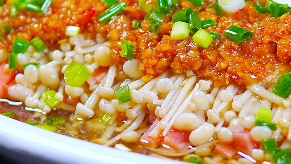 图片[6]-【蒜蓉金针菇】做法步骤图 蒜香美味 比烧烤摊还要好吃-起舞食谱网