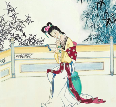 上官婉儿最著名一首闺怨诗，起句就不俗，尾句清丽含蓄，惹人怜惜