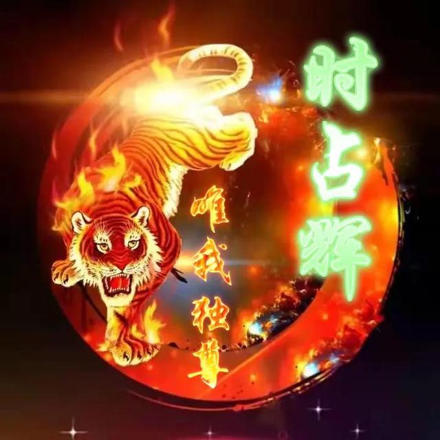 卡通老虎图片，虎（霸气虎全名微信头像：唯我独尊）