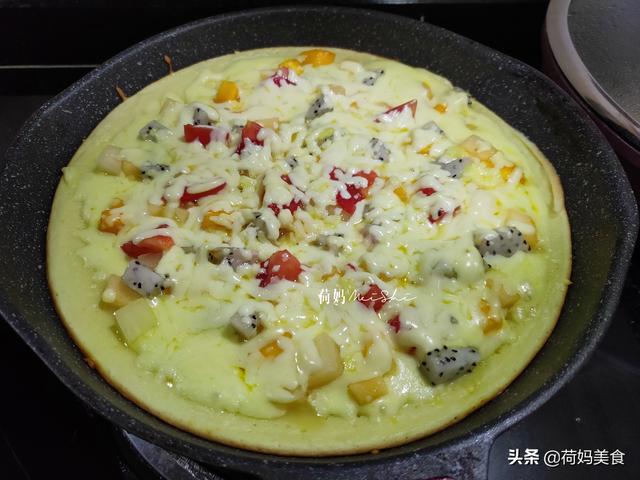 不用烤箱做披萨最简单做法，没有烤箱怎么简单做披萨（教你在家做水果披萨）