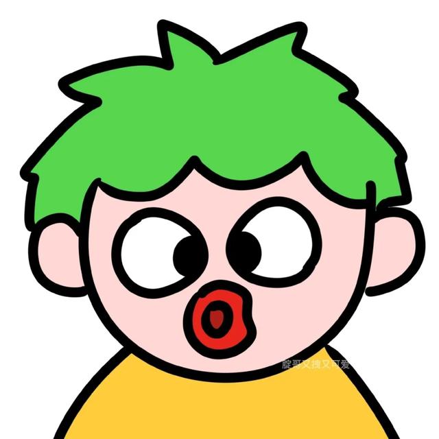 好看的微信女生头像，好看的微信头像女 沙雕可爱卡通闺蜜头像（简笔画短发）