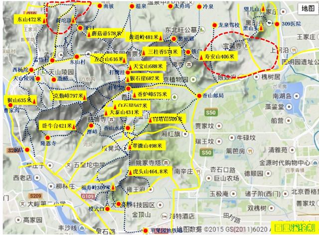 房山白云坨历史，北京及周边千米高山穿越路线概述