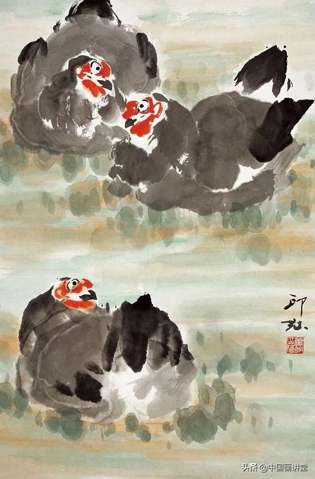小鸡怎么画最可爱，少儿简笔画小鸡怎么画（没骨画鸡，就一个字 妙）