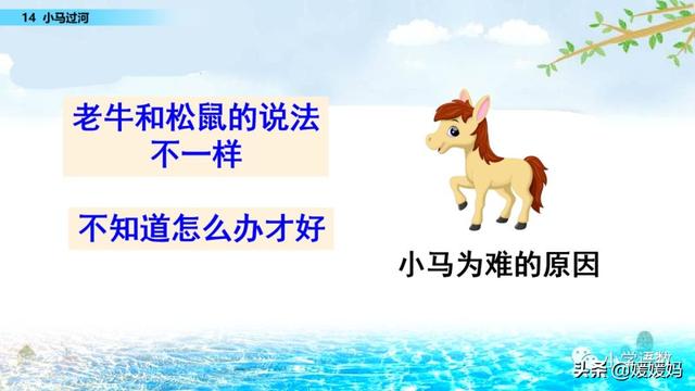 驼能组什么成语，驼能组什么成语接龙（二年级下册语文课文14《小马过河》图文详解及同步练习）