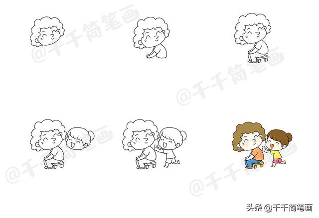 重阳节简笔画，重阳节简笔画手抄报（重阳节主题简笔画素材手抄报模板）