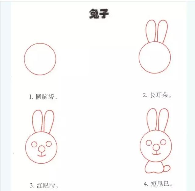 幼儿绘画教学简单，幼儿园简笔画教程大全