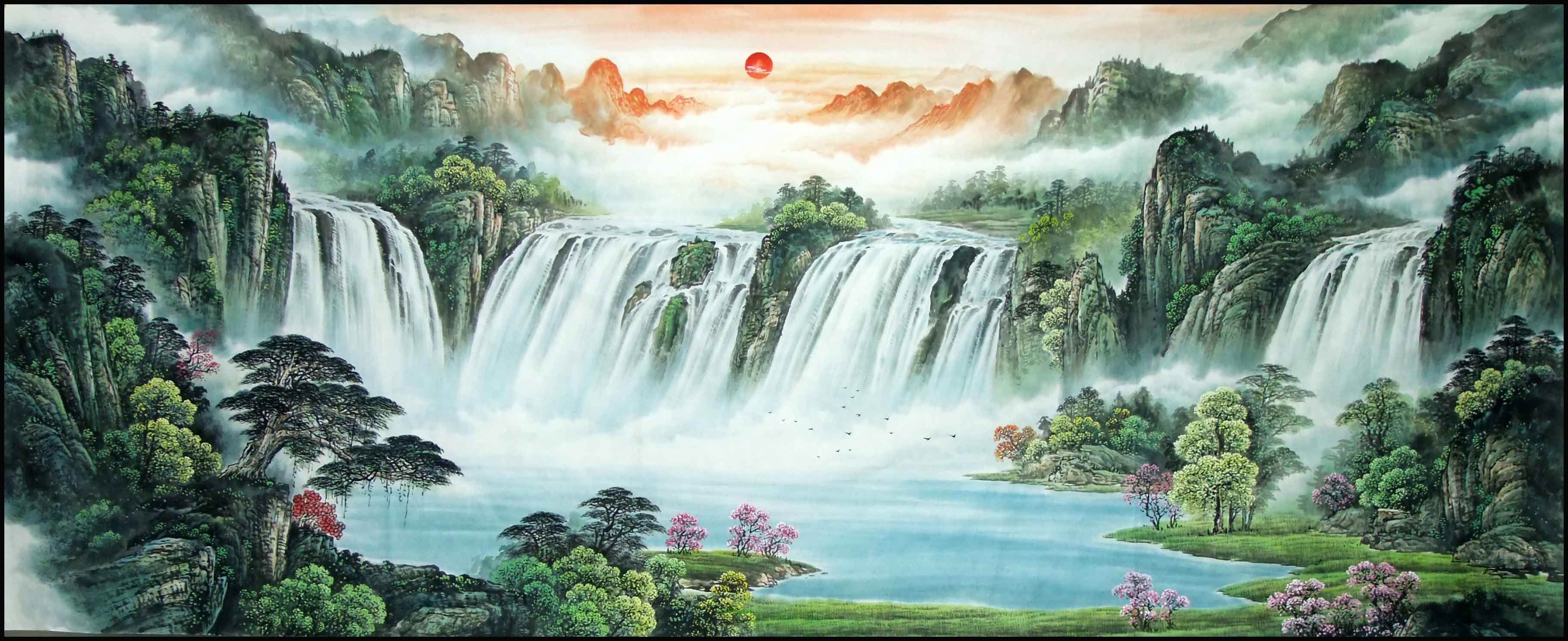 山水画中的一些风水讲究什么(山水画中的一些风水讲究) - 龙腾网