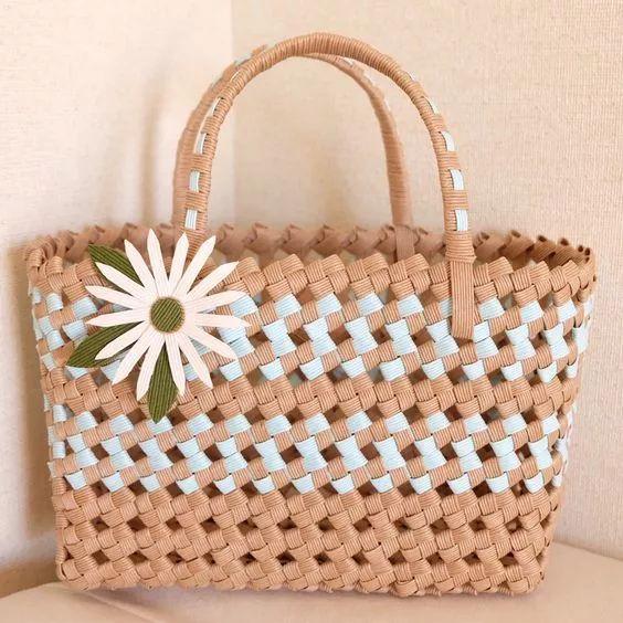 手工纸折手提篮，手工纸折手提篮教程（26款打包带编的包包）