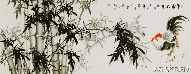 国画竹子的竹枝怎么画，国画竹竿竹枝画法