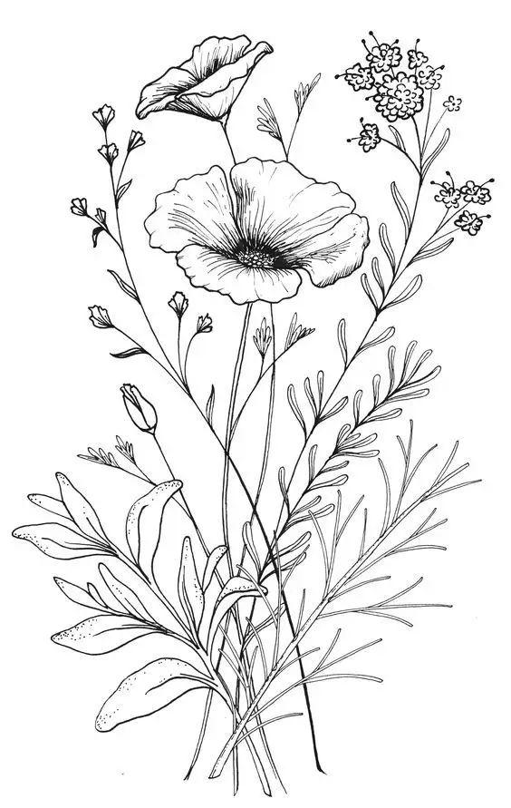 简单的花怎么画，如何画小花花简笔画（一朵花，简单的几笔就可以了）