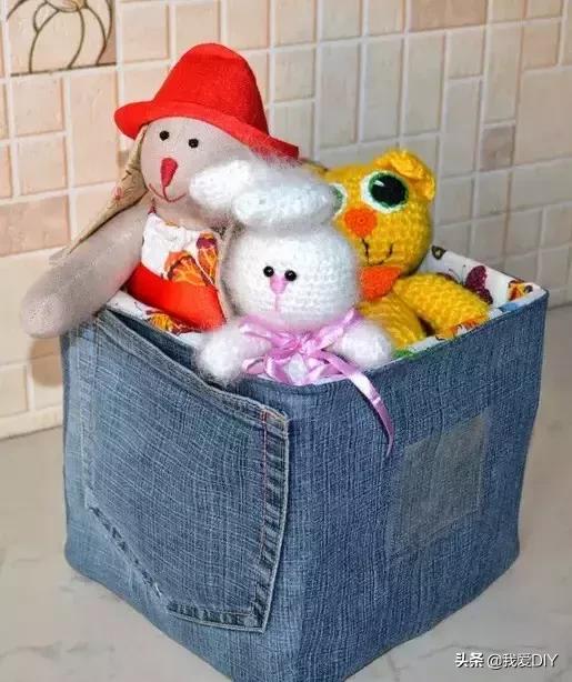 牛仔裤旧物改造，牛仔裤旧物改造坐垫（牛仔裤改造第二波）