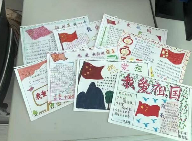 关于国防的手抄报，国防为主题的手抄报图片（小学生“国防手抄画”火了）