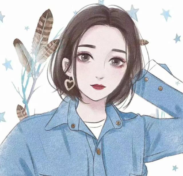 呆萌可爱的糖果女孩，微信头像，呆萌可爱的糖果女孩（动漫女生手绘头像）