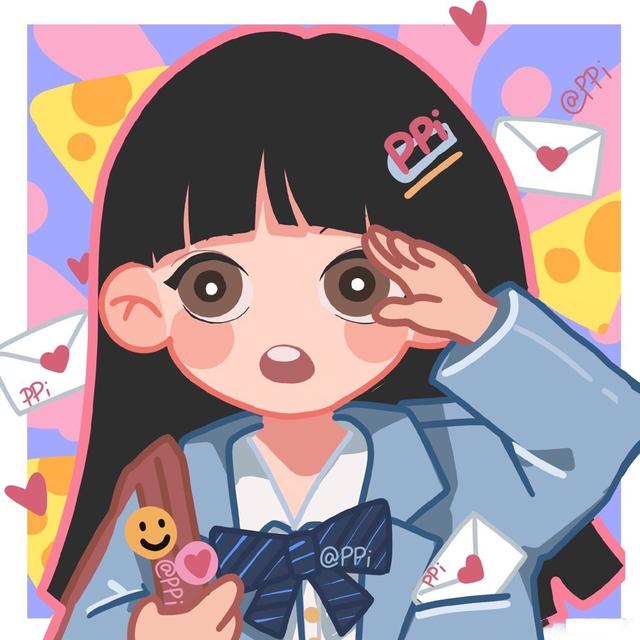 手绘情侣头像微信，手绘情侣头像（甜度爆表的狗粮来了）