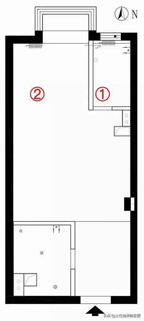 客厅改卧室如何做隔断，客厅隔一个小卧室装修效果图（晒晒90后少女32㎡新家）