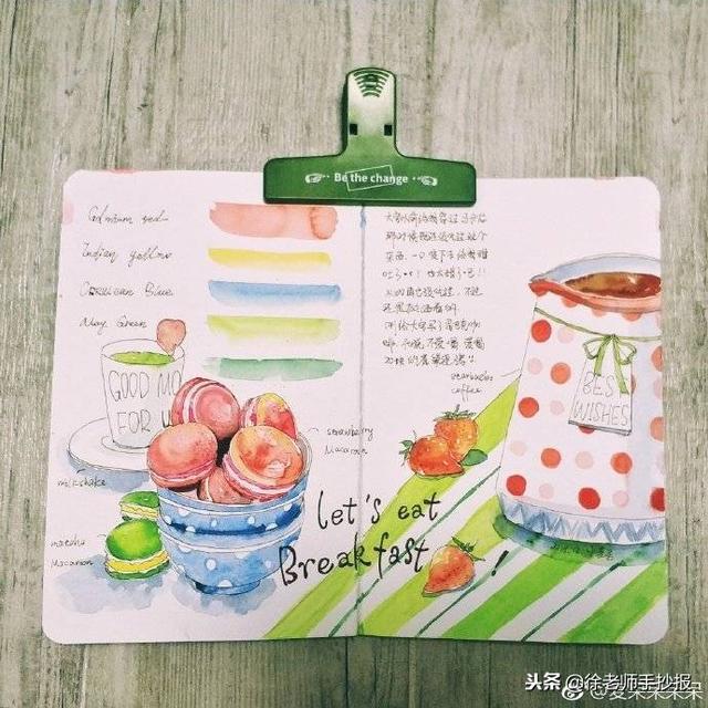 小学生美食手抄报，美食手抄报简单又漂亮字少（手抄报制作可参考）