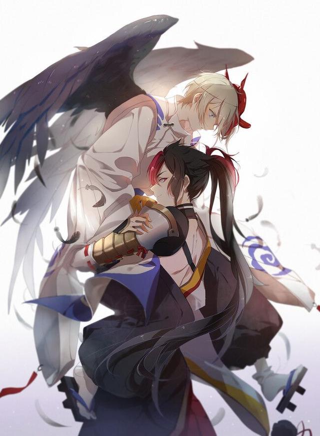 跟我走吧 百合情头，微信头像，跟我走吧 百合情头（让我们想起了多少对阴阳师里的cp）