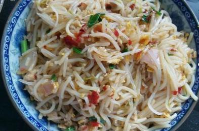 江西炒粉正宗做法过程，江西家常美食之炒粉