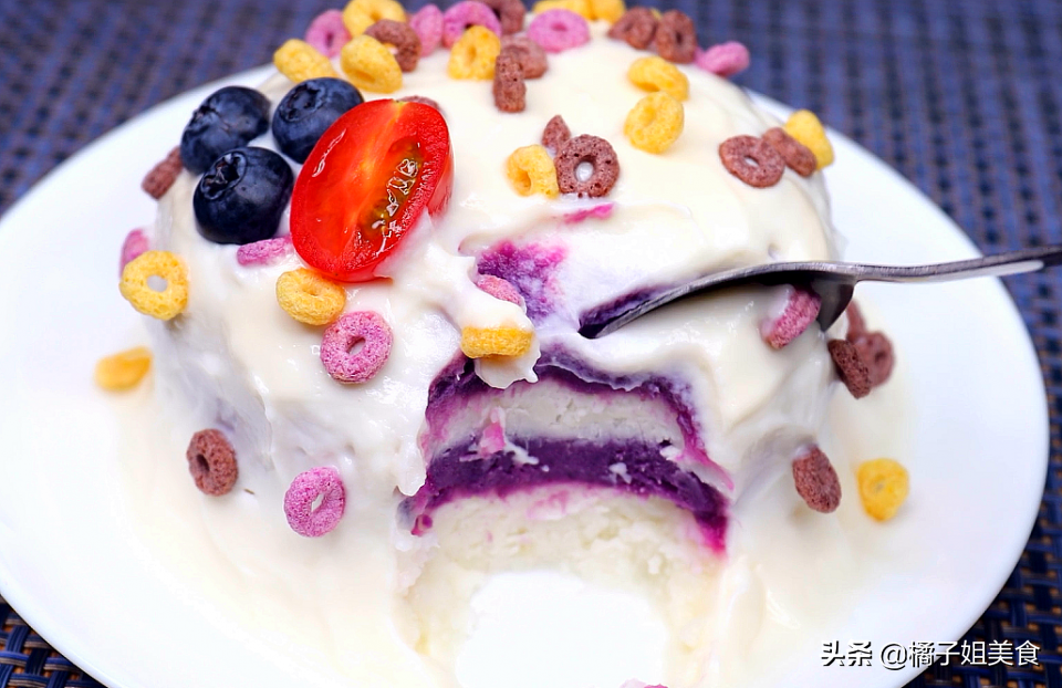 图片[6]-【酸奶紫薯山药】做法步骤图 好吃又好看 比蛋糕还解馋-起舞食谱网