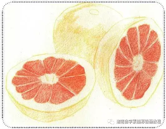 橙子怎么画简单又好看，绘画系列之教你如何画简易橙子（彩铅水果教程：好画易学的橙子）