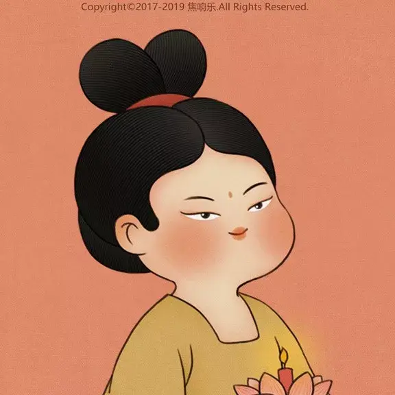 又胖又萌又可爱的图片，胖胖可爱的呆萌情侣头像微信（把千寻、周迅画成圆脸美人）