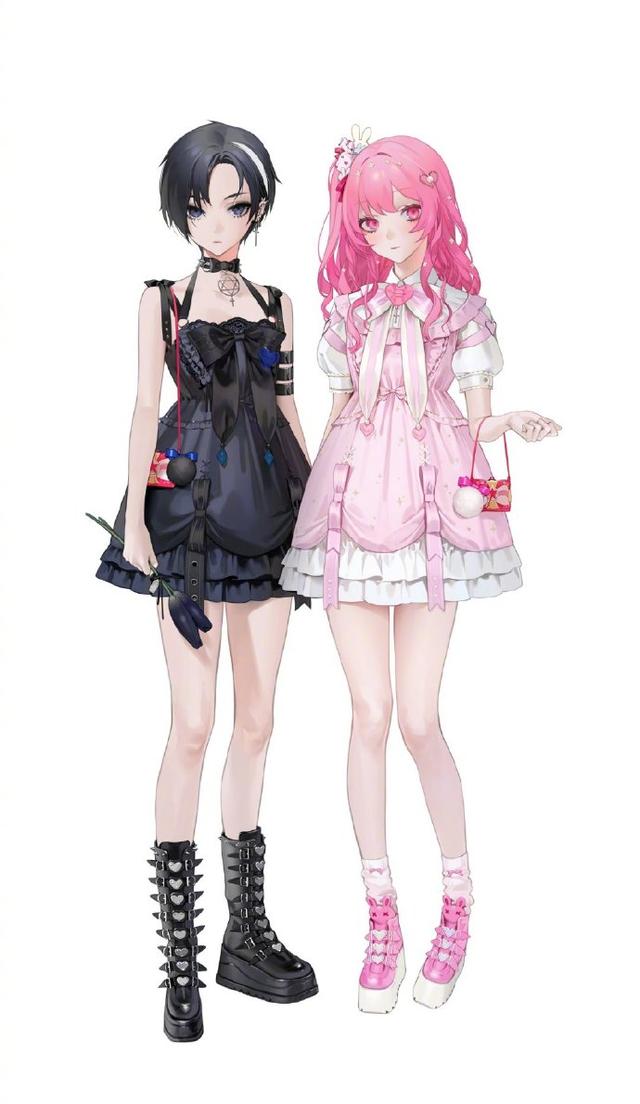 18超呆萌粉色少女，微信头像，18超呆萌粉色少女（画师笔下的粉色系小姐姐太可爱了）