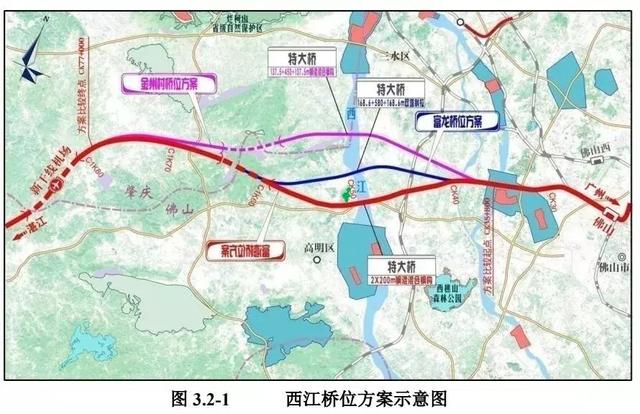 广湛高铁最新线路图阳江，广州、东莞、惠州去粤西2小时
