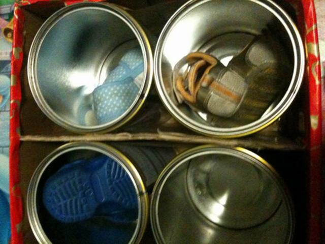 纸壳板自制鞋柜，自制木板鞋柜（给孩子做了个定制鞋柜）