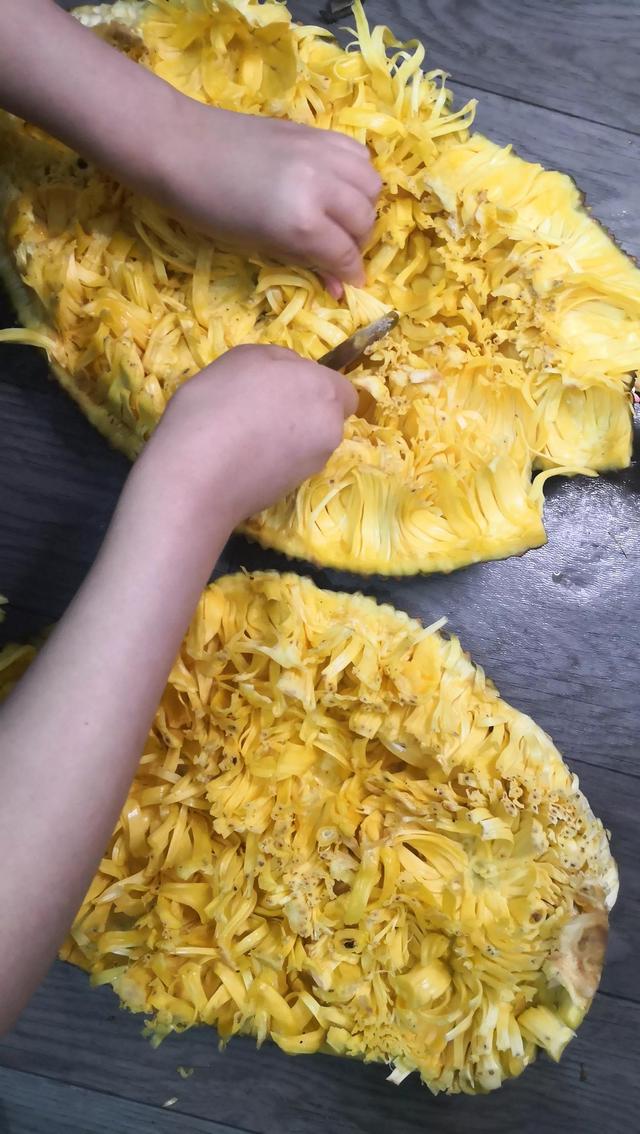 菠萝蜜的胶粘在手上怎么洗掉，菠萝蜜怎么剥皮最简单有效方法（剥菠萝蜜经验分享）