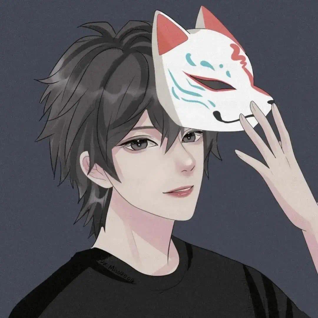 超酷CP情头♡撒拉黑哟，微信头像，超酷CP情头♡撒拉黑哟（抖音热门手绘情侣头像）