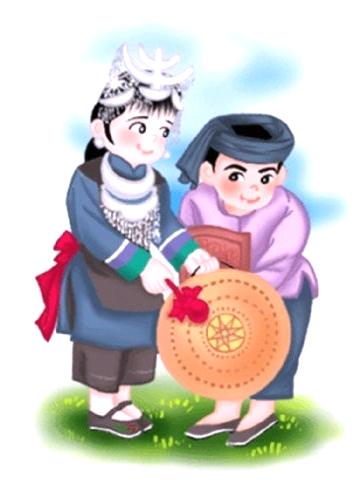 56个民族服饰图片大全，56个民族服装图片（五十六个民族精美人物服饰造型插画）