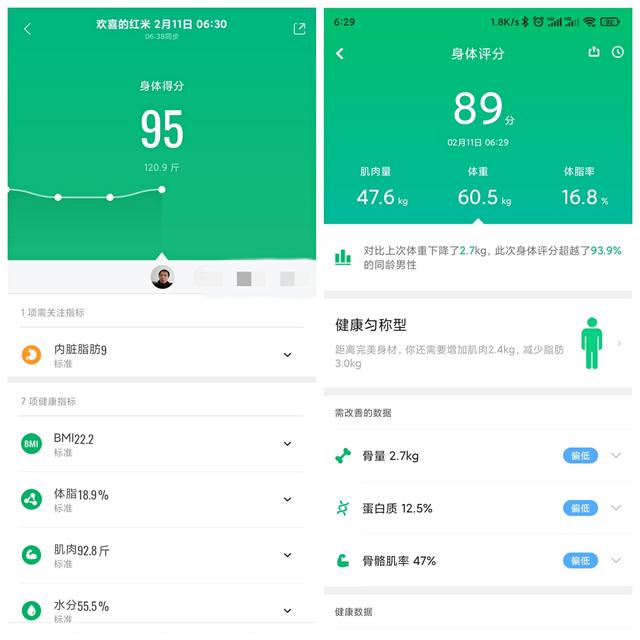 小米体脂秤app，小米体脂秤2怎么测体脂（咕咚、小米体脂秤全体验）