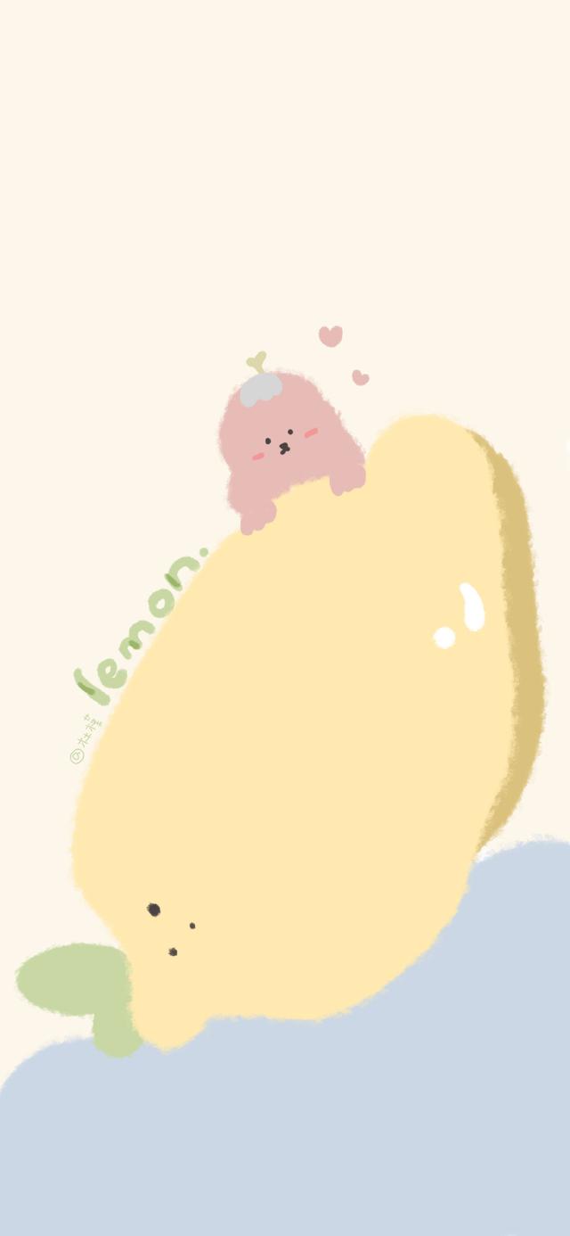 柠檬壁纸,柠檬壁纸手机壁纸(柠檬系壁纸,看着就酸图片)