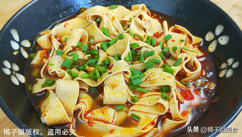 5分钟学会香辣豆腐皮快手菜 5分钟学会-起舞食谱网