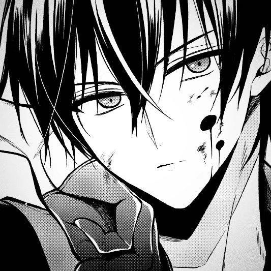 “网络男神”黑白动漫男头，微信头像，“网络男神”黑白动漫男头（“没点帅气刷不到的黑白动漫男头”）