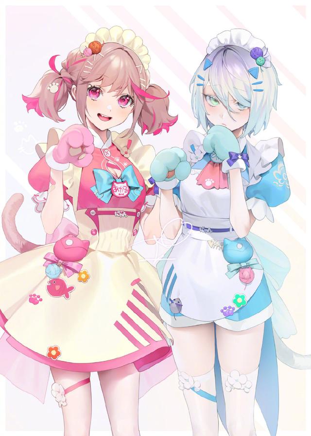 18超呆萌粉色少女，微信头像，18超呆萌粉色少女（画师笔下的粉色系小姐姐太可爱了）