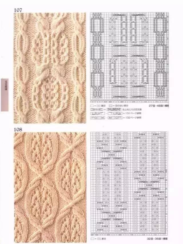 织围巾的花样，围巾编织花样5000款式（织毛衣、围巾、帽子、手套编织花样图纸大全）