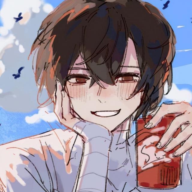 动漫二次元男生头像，二次元动漫男生头像，一对两张微信（很好看比较精致二次元男头）