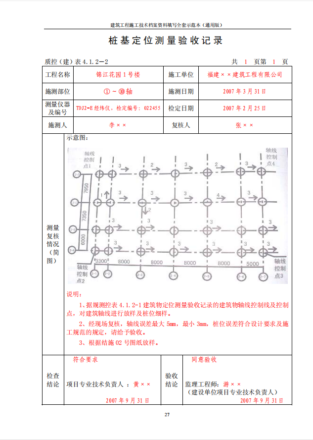 土建工程资料填写全套，<填写范本>规范填写不折腾