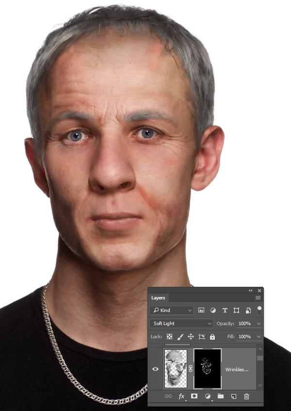 ps怎么p掉不要的东西，ps怎么p掉多余的东西（Photoshop把人P老）