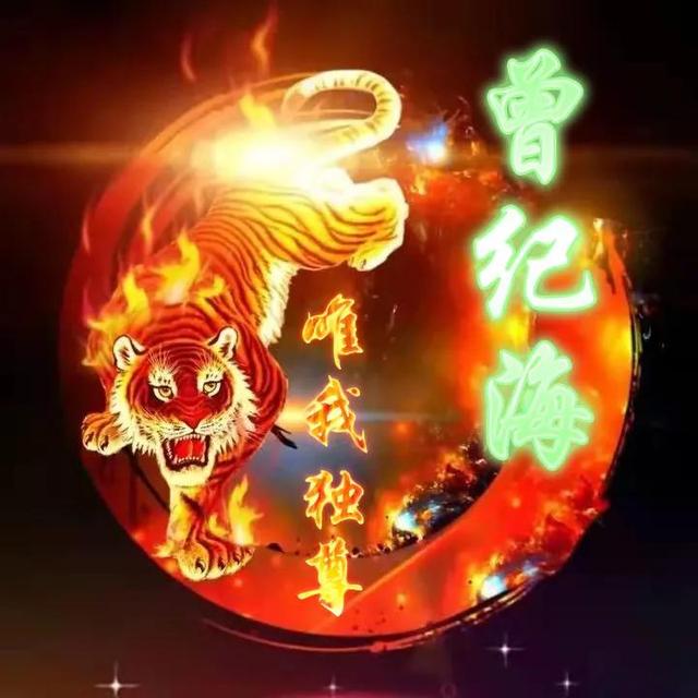 卡通老虎图片，虎（霸气虎全名微信头像：唯我独尊）