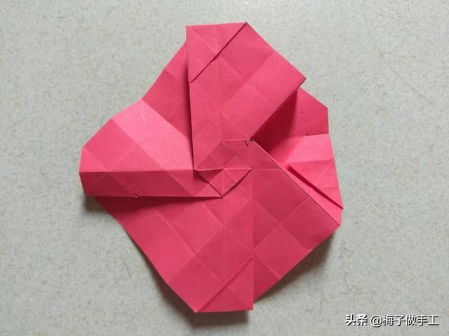 正版川崎玫瑰折法图解，川崎玫瑰折法（详细的图文教程来了）