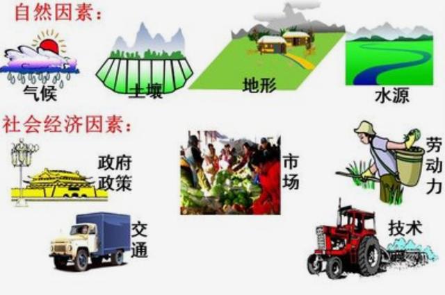 美国各种农业的分布，<浙江卷10~11>——美国的农业带、农业地区专业化