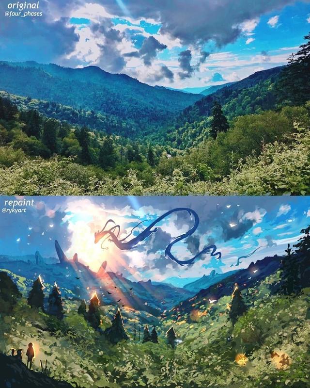 如何把照片快速变为动漫、卡通、动画、画像效果，如何把照片快速变为动漫,卡通,动画,画像效果图（“现实场景”如何变成“动漫画面”）
