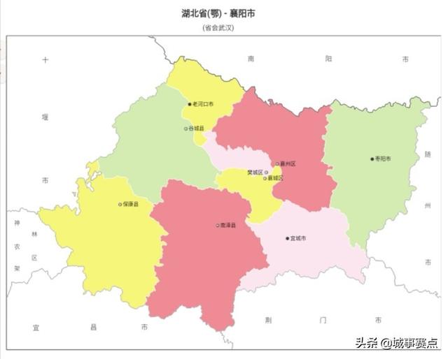 湖北省有多少个市，湖北省有哪些市和县（完整版湖北省行政区划地图）