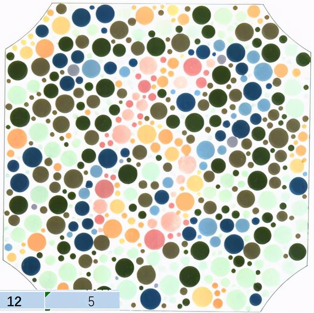 色弱测试图看图技巧，色盲体检必过技巧（你的好友或许是色弱）