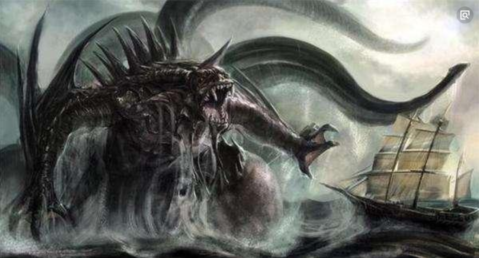 威胁欧洲的北海巨妖,克拉肯有多种描述,他是怎么变成章鱼的